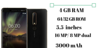 Nokia 6 (2018) Specifications, Features & Price Nokia 6 (2018) specs & features