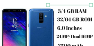 Samsung Galaxy A6 plus (2018) Specifications & Price samsung galaxy A6 plus