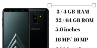 Samsung Galaxy A6 (2018) Specifications & Price samsung galaxy a6