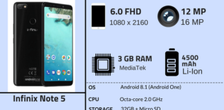 Infinix Note 5 Specifications & Price in Nigeria Infinix Note 5