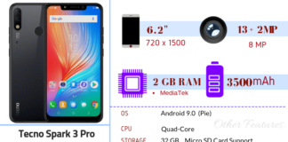Tecno Spark 3 Pro – Full Phone Specifications & Price in Nigeria Tecno spark 3 pro specs