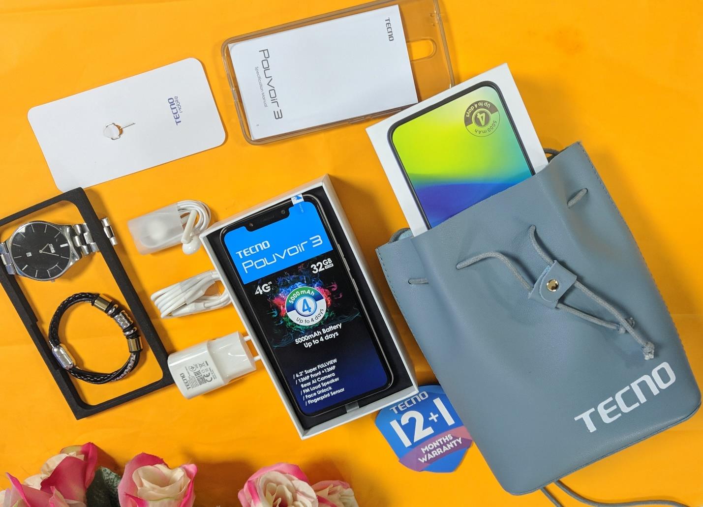Tecno Pouvoir 3 unboxing