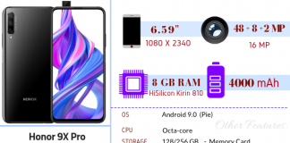 Honor 9X Pro – Full Smartphone Specifications & Price Honor 9x pro gadgetstripe