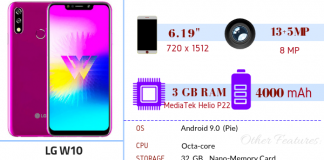 LG W10 – Smartphone Full Specifications & Price Lg W10 Gadgetstripe