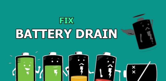 how to fix battery drain