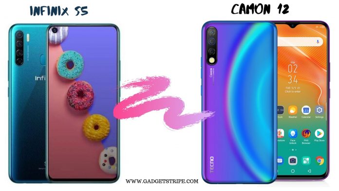 infinix s5 vs camon 12