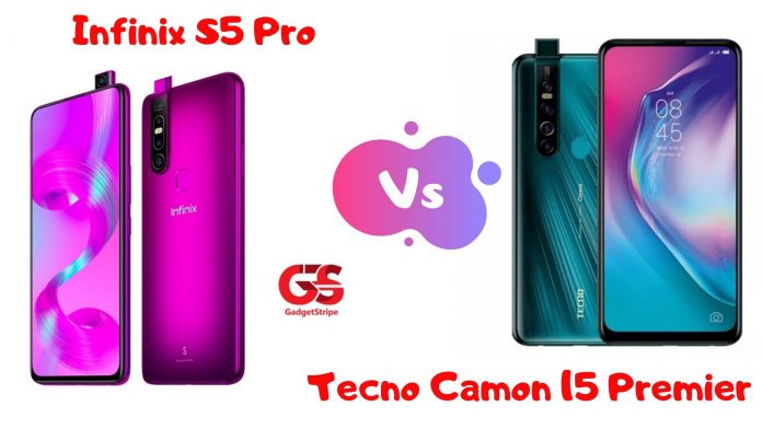 tecno camon 15 premier vs infinix s5 pro