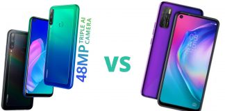Smartphone Comparison – Huawei Y7p vs Tecno Camon 15 Device huawei y7p vs tecno camon 15