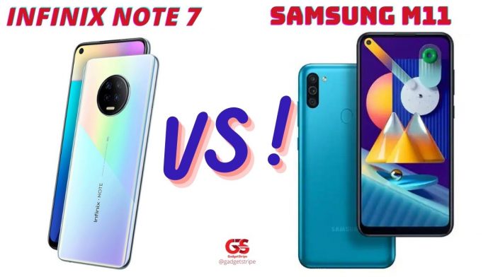 infinix note 7 vs samsung Galaxy m11