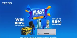 Win Air Conditioner, Fridge and up to 100% Discounts in TECNO Black Friday Sales