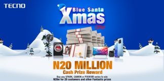 TECNO’S Blue Xmas Santa Brings You A Very Merry Christmas