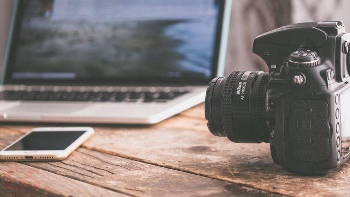 professional photography camera