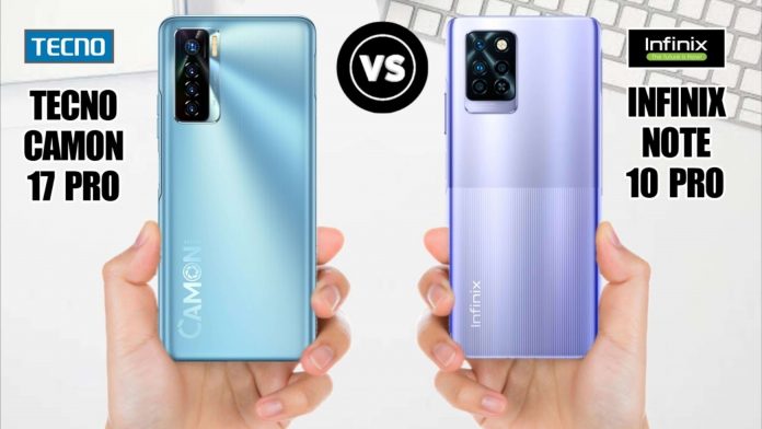 tecno camon 17 pro vs infinix note 10 pro