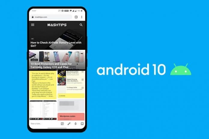how to split screen on Android