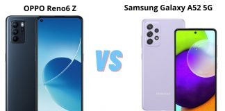 Oppo Reno6 Z 5G VS Samsung Galaxy A52 5G: Reasons Why you should buy Oppo Reno6 Z 5G VS Samsung Galaxy A52 5G