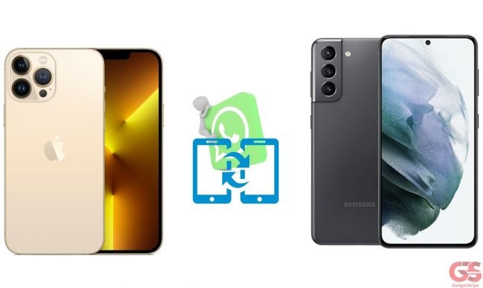 WhatsApp from iPhone to Samsung phones