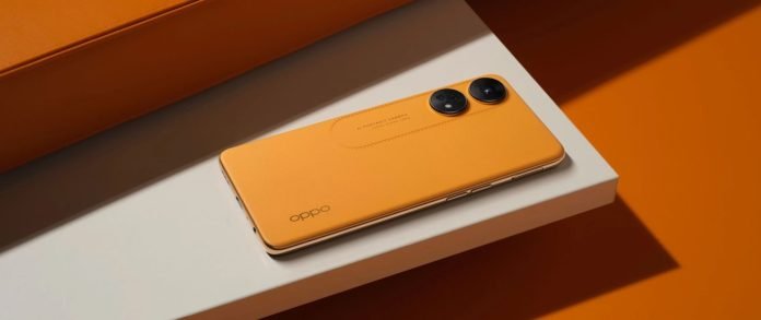 Orange Oppo Reno 8T 5G