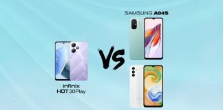 See How Infinix HOT30 Play Performs Against Samsung A04S and Redmi 12c Infinix HOT 30 Play and Samsung A04s and Redmi 12C