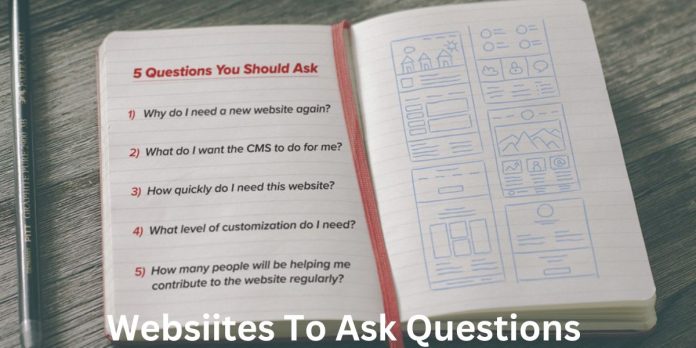 Websites to ask questions Websites to ask questions