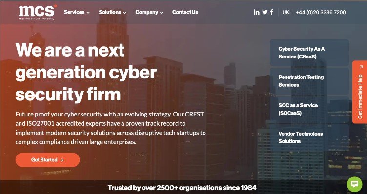 cybersecurity companies