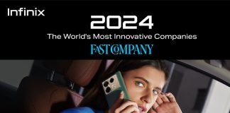 Infinix Named No. 6 in Fast Company’s World’s Most Innovative Companies of 2024, Asia-Pacific Sector