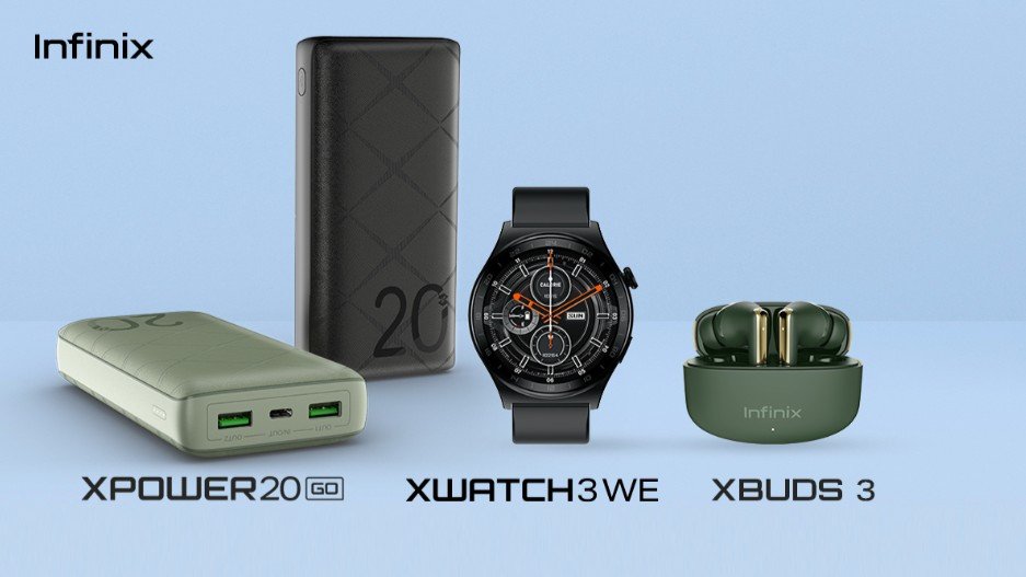 New from Infinix: XBUDS NC, XWATCH 3 WE, and XPOWER 20 GO Now Available in Nigeria