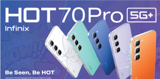Infinix HOT 70 Pro Officially Available in Nigeria: Active Matrix Cube, AI Features, 5G and IP68 Water Resistance